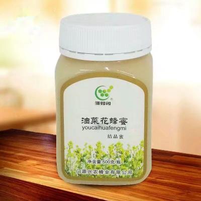 青海门源雏蜂阁油菜花蜂蜜瓶装500克/瓶 油菜花蜂蜜结晶图2