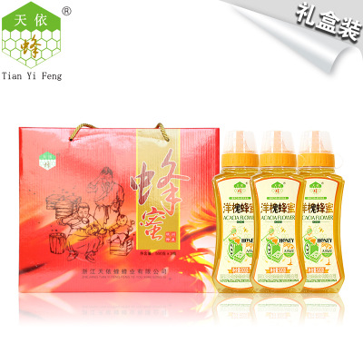 洋槐蜜土特产 礼盒装500g*3瓶一件代发图2