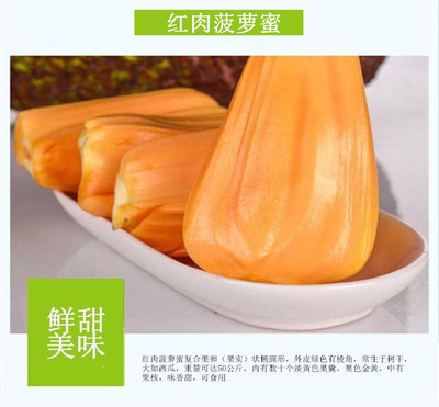 【红肉菠萝蜜】当季新鲜采摘越南红肉菠萝蜜6斤到12斤一件代发图2