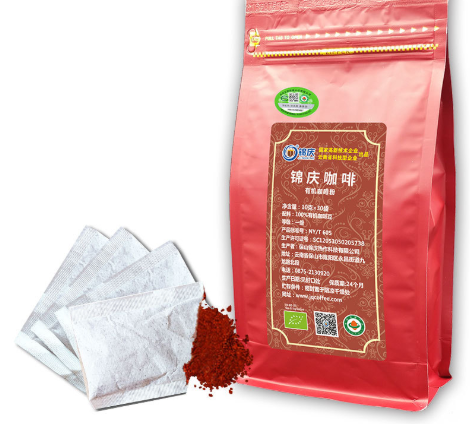 锦庆欧盟有机认证葛森植物纤维滤袋分装咖啡粉家用专用300克