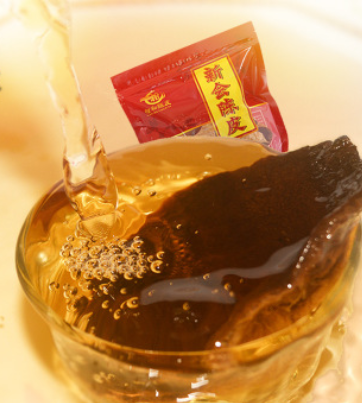 一斤批发药食同源10年老陈皮碎十年正宗陈皮干500G新会陈皮丝泡茶图3