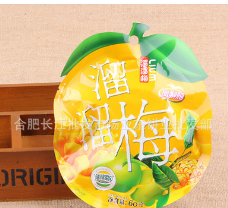 安徽特产溜溜果园溜溜梅分享装60g精美装多口味 特价批发图3