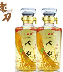 东北特产500ml人参枸杞酒 高粱酒礼品酒