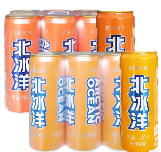 【现货发售】北冰洋桔汁橙汁摩登罐330ml*24罐装碳酸饮料国民汽水图3
