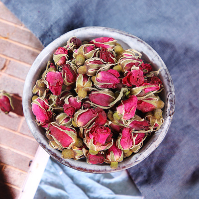 厂家销售云南特产重瓣玫瑰 一件代发组合花草茶罐装养生玫瑰