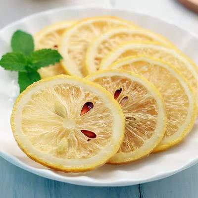冻干柠檬片 散装柠檬水果茶 柠檬片干泡茶批发零售500g 一件代发图2