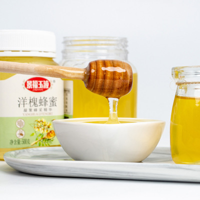 陕西秦岭洋槐蜂蜜500g蜂蜜成熟蜂蜜槐花蜜一斤装包邮