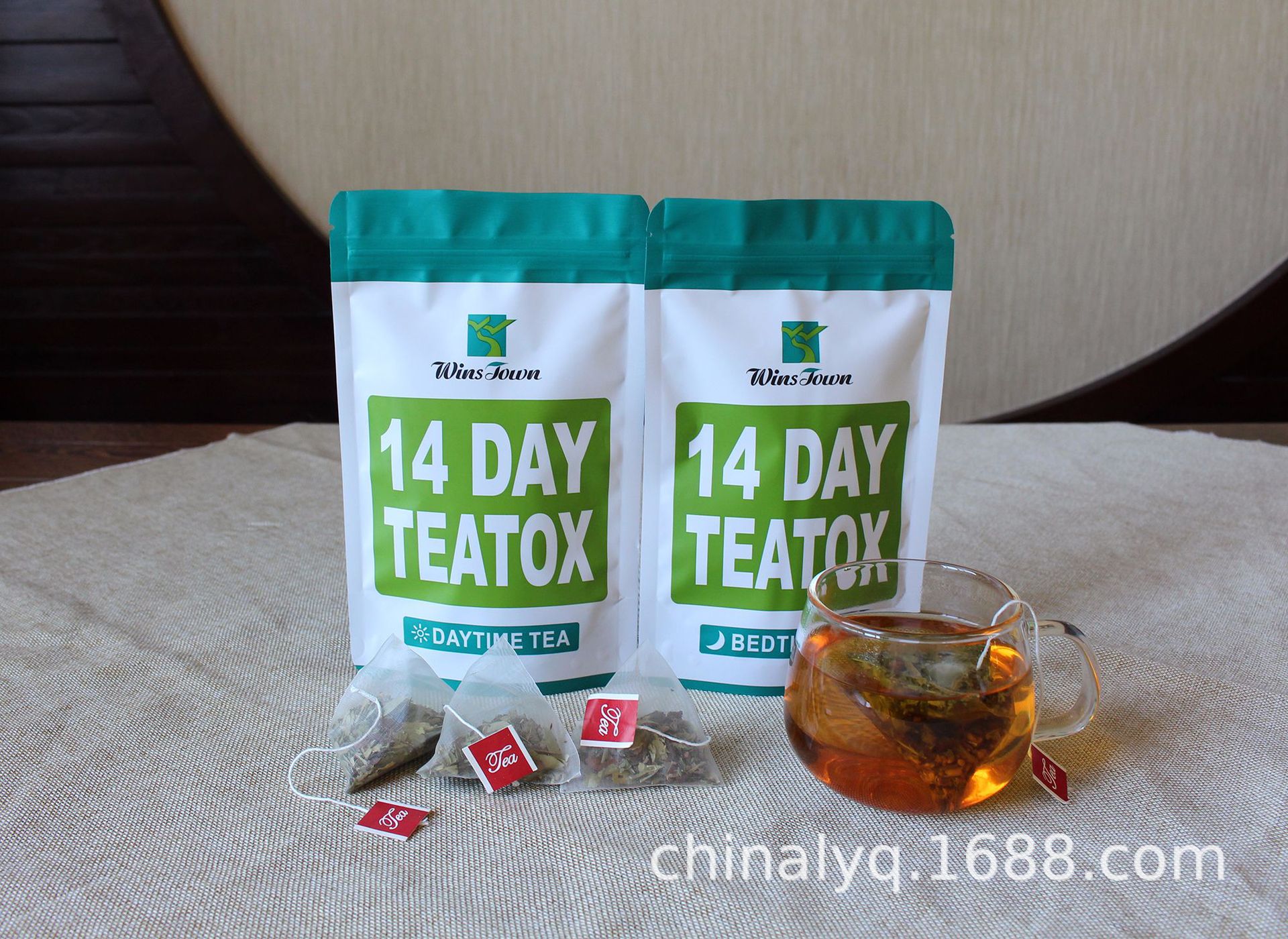 非洲外贸出口tea tox茶叶slimming tea加工Bootea28/14天花草茶