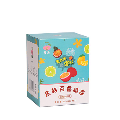 源头工厂金桔百香果茶水果茶柠檬百香果茶 代发柠檬金桔百香果茶图3