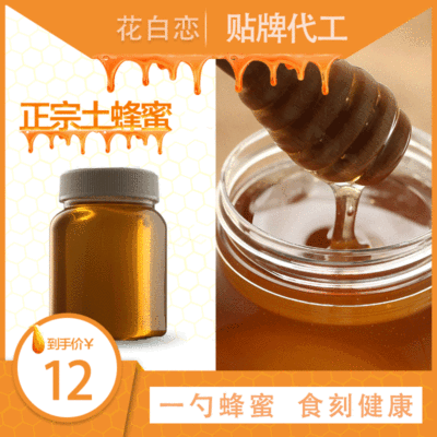 【土蜂蜜】农家 自产 蜂蜜 批发 500克 OEM贴牌 蜂蜜代工图2