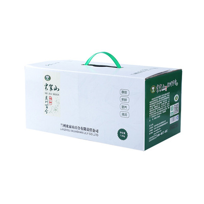 甘肃兰州特产米家山新鲜甜百合二头皇3斤礼盒抽真空包装厂家批发图2