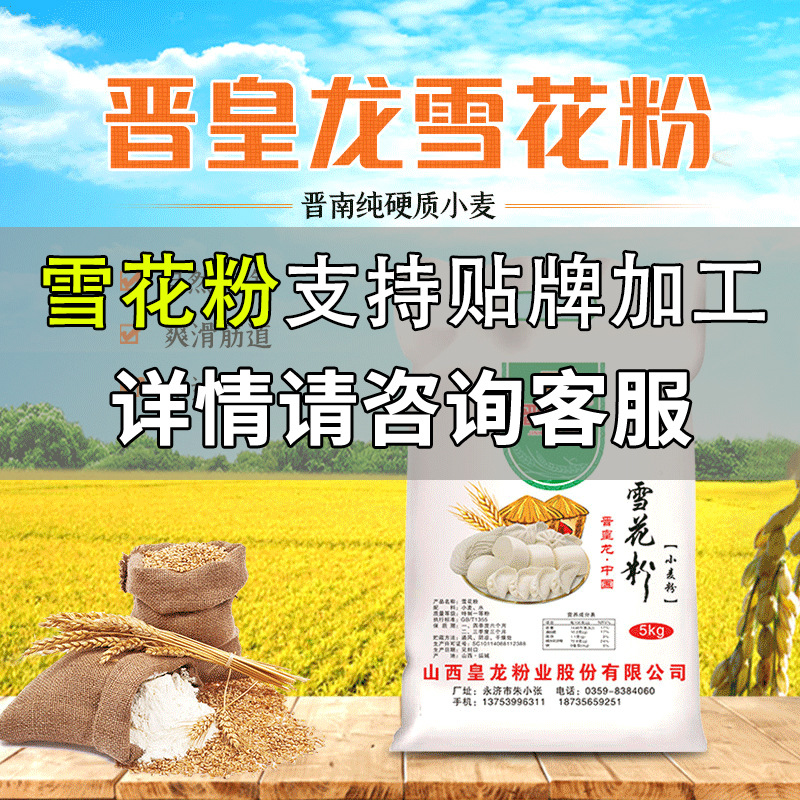 厂家直供面粉蒸馒头5kg袋装面粉产地货源小麦面粉批发支持定制