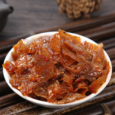 魔芋干12g中空袋装 香辣魔芋片豆腐丝 素毛肚休闲零食散称批发图2