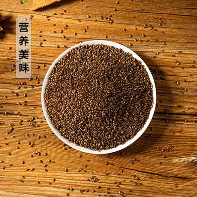 祁连农庄 野燕麦（黑金谷）粗粮米粥血钻野燕麦米 350克罐装图3