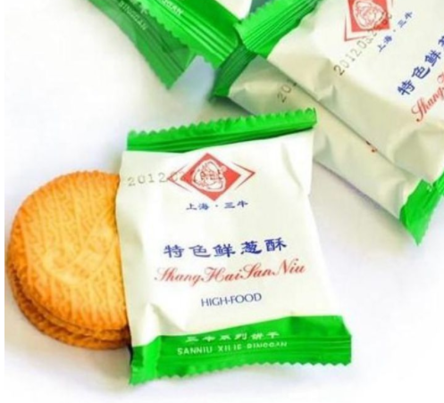 上海三牛饼干 鲜葱酥 椒盐 芝麻 牛奶 四味整箱批发 10斤图2