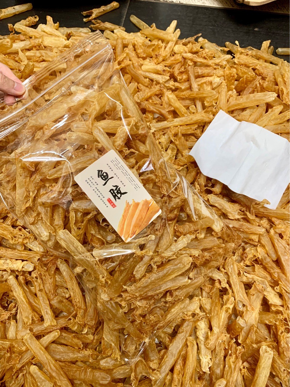 鱼胶黄花胶即食鱼胶 花胶筒鱼胶 鳕鱼胶花胶片 鱼肚鱼胶图5