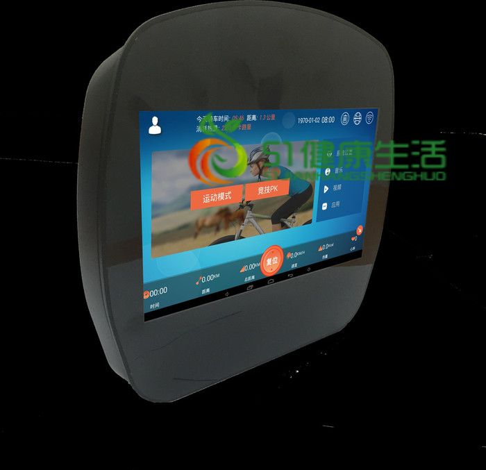 龙翔电子 动感单车智能运动数据彩屏显示