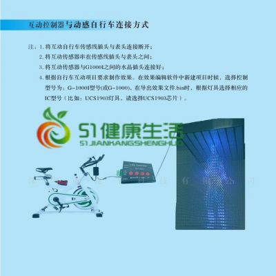 兆千科技G-1000I动感单车互动控制器、脱机全彩控制器、LED控制器、DMX512控制器、氛围灯控制器、 可编程控制器