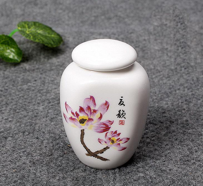 茶叶罐 祥越 灵芝青花瓷 多种小茶叶罐 真空茶叶罐   定做