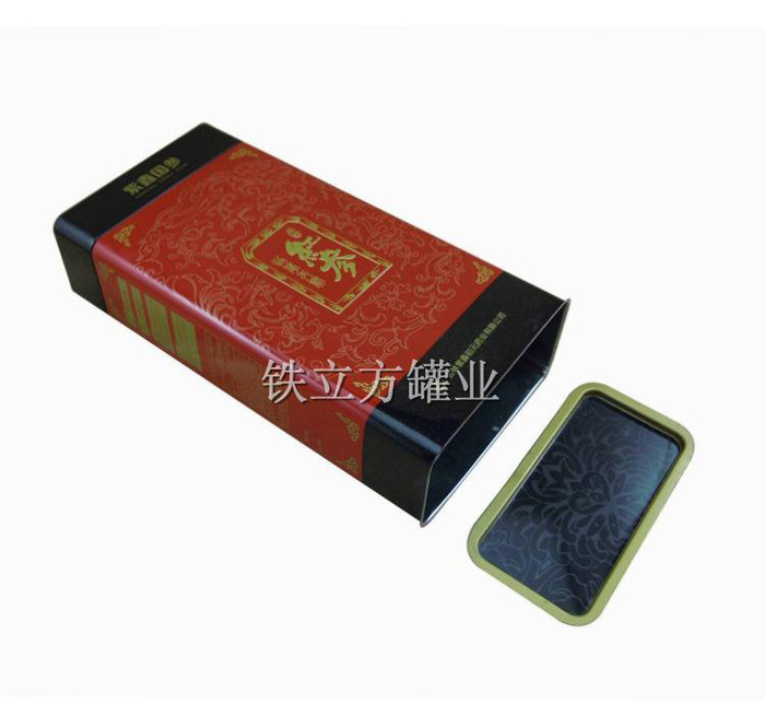 定做 600g300g**模压红参人参国参高丽参易撕纸封底铁