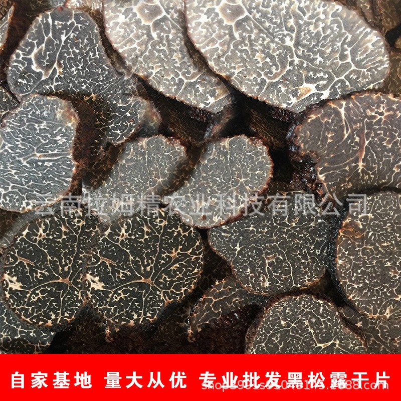 黑松露干片云南特产黑松露菌干货煲汤食材菌菇干蘑菇块菌大货批发图5