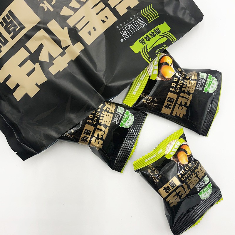 厂家供应250g袋装零食炭黑花生网红特产食品口味可选遂昌特产图4