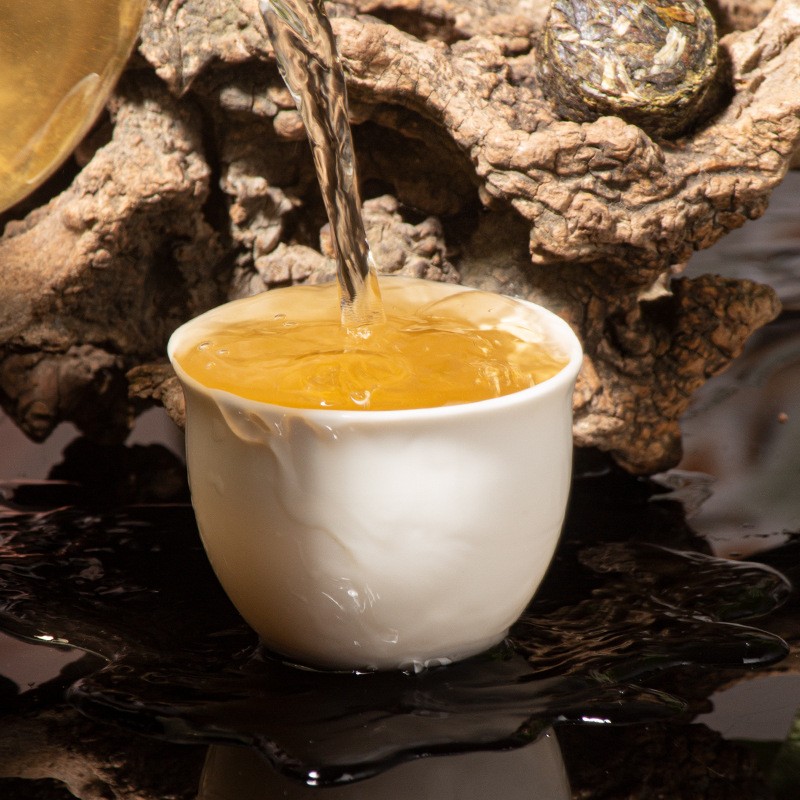 批发小沱茶云南普洱茶生茶迷你沱原味生茶临沧茶 定制 一件代发图4