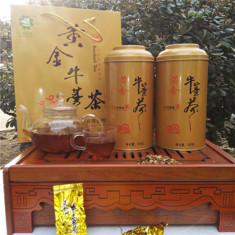 批发黄金牛蒡茶罐装代用茶发酵型牛榜茶徐州牛磅茶源产地oem代工图1