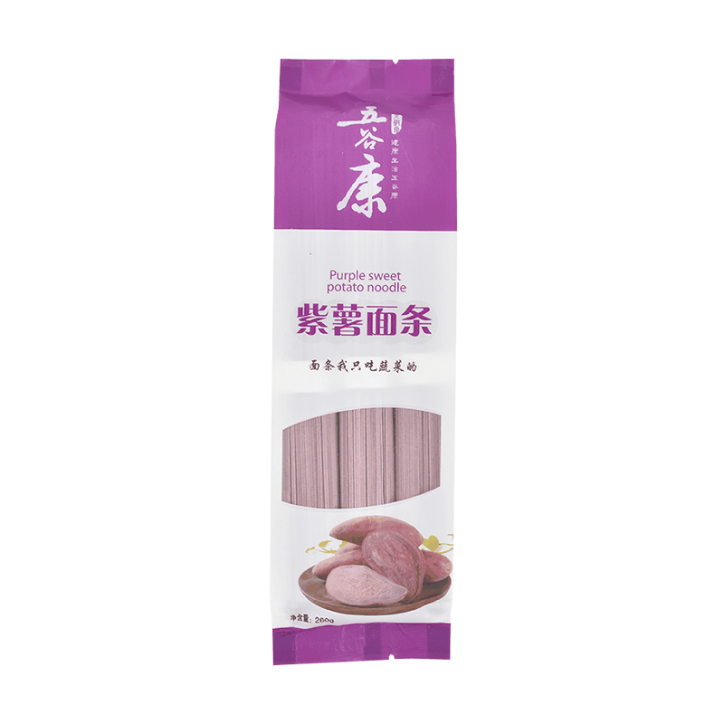 厂家批发 有机蔬菜面条 260g/袋紫薯面条蔬菜挂面OEM代加工图4
