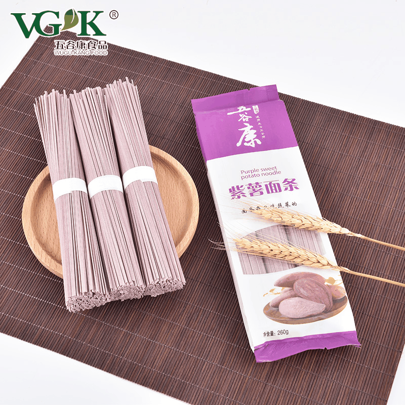厂家批发 有机蔬菜面条 260g/袋紫薯面条蔬菜挂面OEM代加工图3