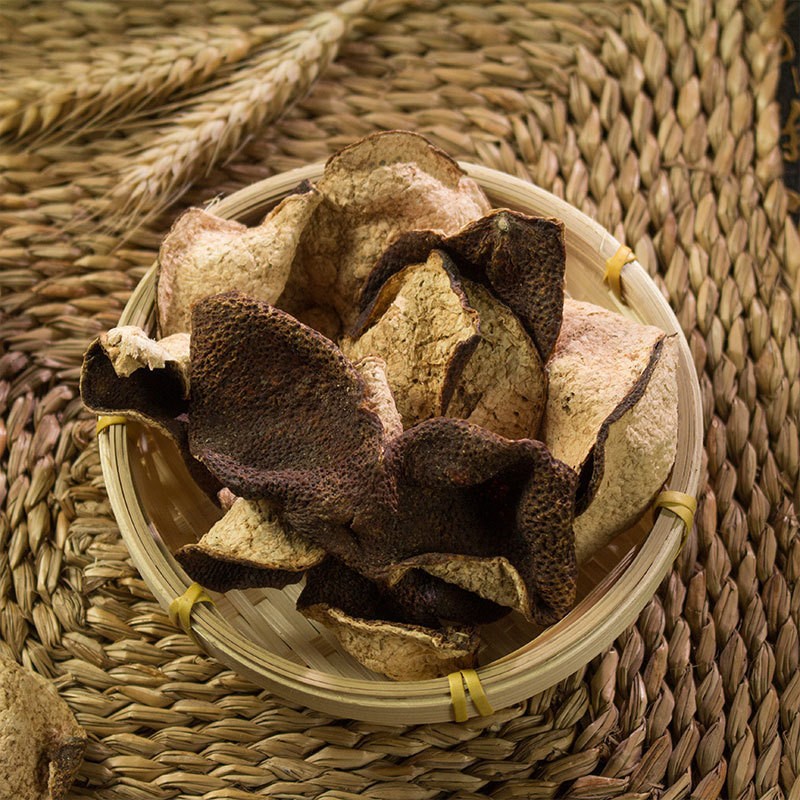 新会特产陈皮 深吕天马茶坑梅江果皮柑橘子皮大红柑皮 泡茶食用图5