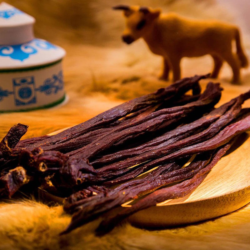 内蒙古特产牛肉干 风干手撕牛肉干厂家散装原味休闲零食批发代发