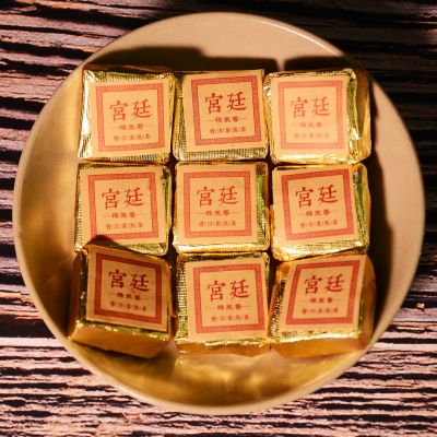 批发糯米香普洱茶 宫廷小沱茶 云南金典小方砖黑茶叶糯香勐海砖茶