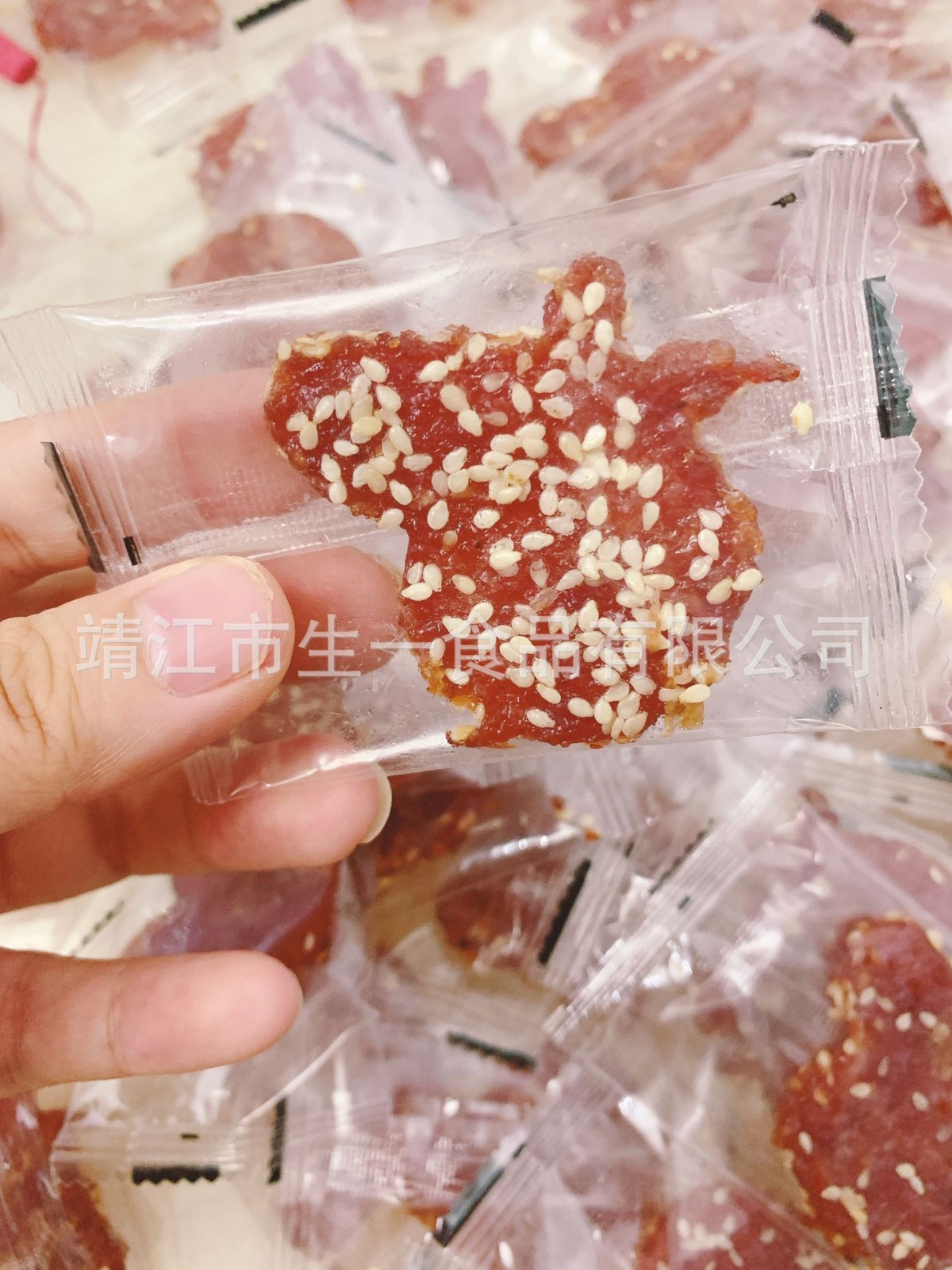 靖江特产猪肉铺儿童卡通肉干佩奇造型猪肉脯肉干零食图5