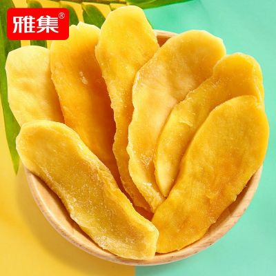 【实惠6元 100g】雅集 芒果干大片厚切果肉 网红零食好吃休闲 食品