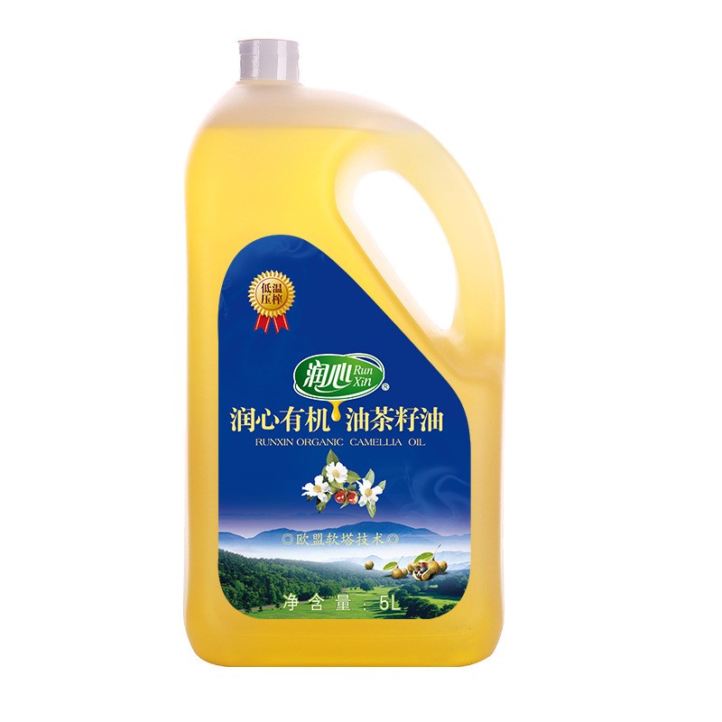 工厂直营润心5L茶籽油压榨山茶油食用油有机植物油招代理礼品议价图5