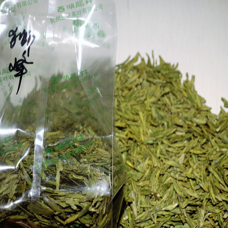 2022年新茶杭州西湖狮峰龙井茶 节日送礼手工传统包茶叶厂家批发图2