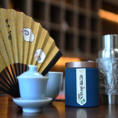 2022新茶雨前一级龙井茶 杭州西湖产区自饮纸罐装绿茶厂家批发