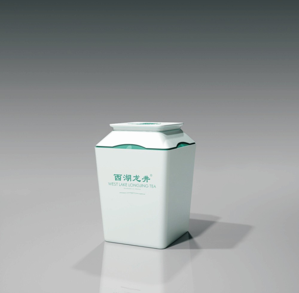 2022新茶杭州雨前一级龙井茶 西湖绿茶罐装尝鲜100g茶叶春茶批发图2