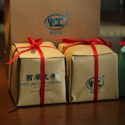 雨前一级春茶龙井茶 杭州西湖清香绿茶 传统包装250g茶叶厂家定制