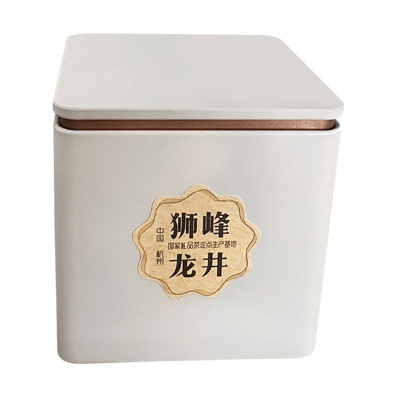 2022年新茶核心产区铁罐西湖龙井绿茶带礼盒特级狮峰茶叶批发250g图5