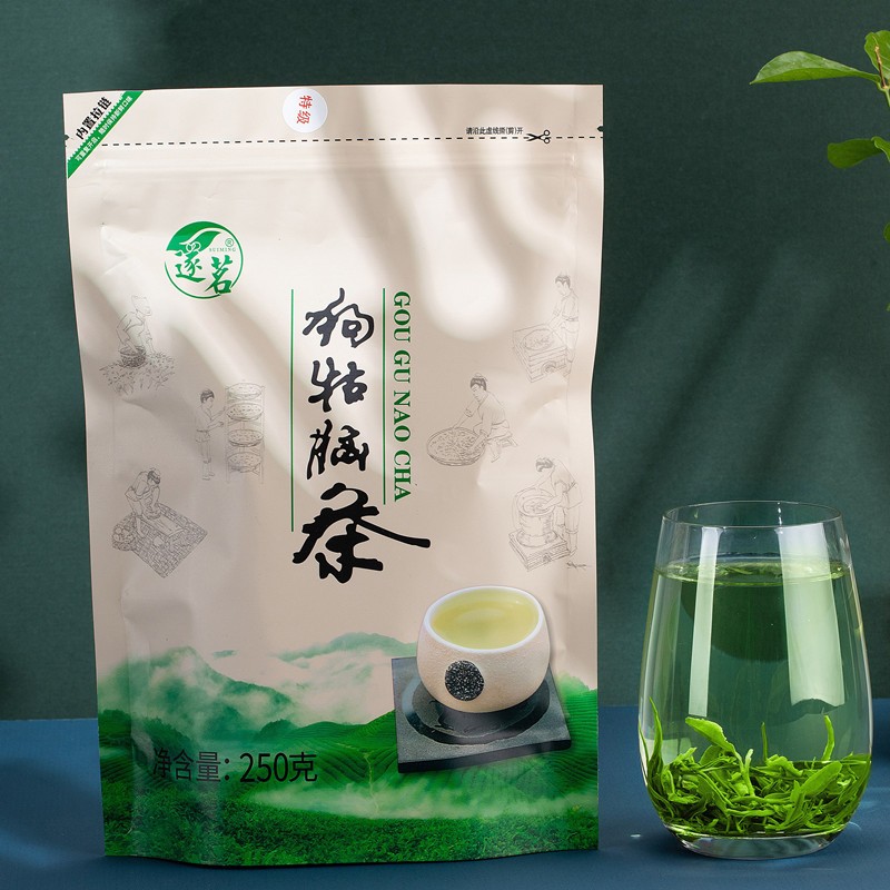 茶叶炒青绿茶2022新茶特级谷雨前春茶江西遂川狗牯脑批发一件代发图3