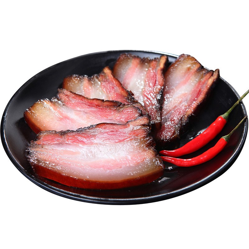 四川五花腊肉农家自制咸肉烟熏土猪肉260g腌肉土特产腊肉厂家图4