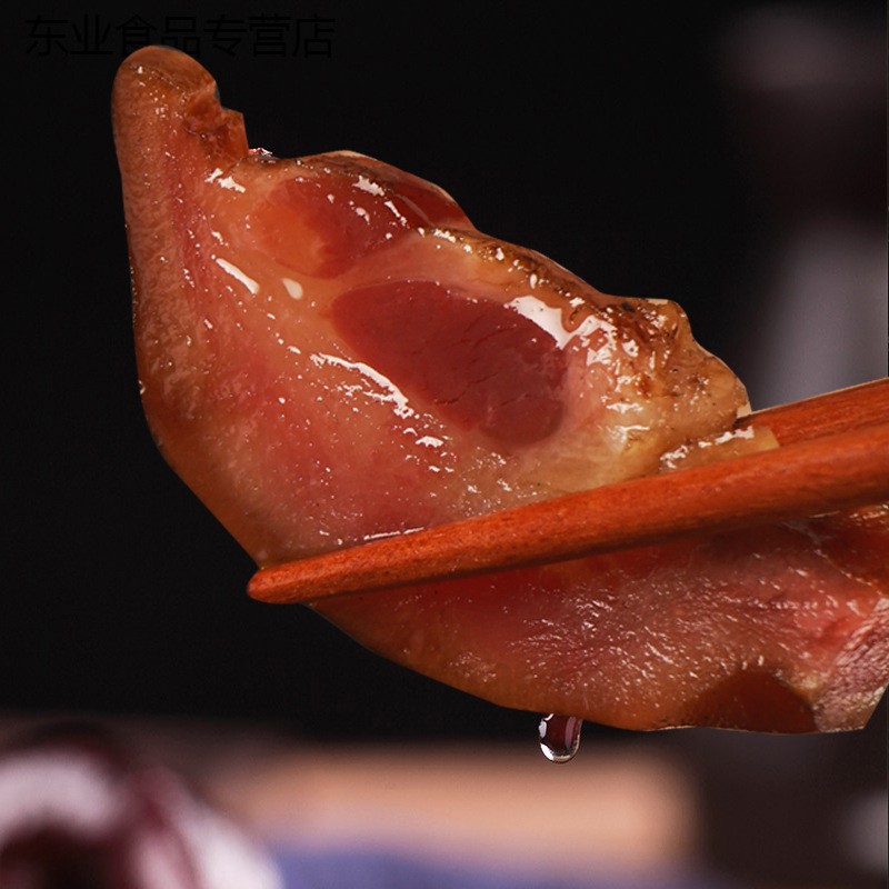 烟熏腊肉 腊猪嘴 四川特产腊肉香肠下酒菜麻辣香肠烟熏腊猪拱嘴图3