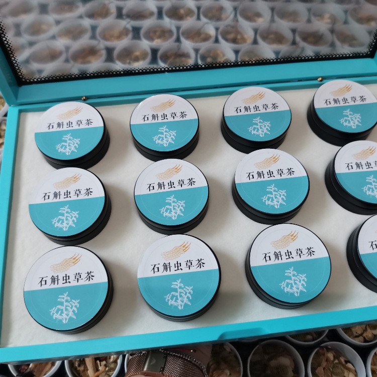 【石斛虫草茶】石斛虫草红枣灵芝西洋参礼盒 公司送礼批发代发图4
