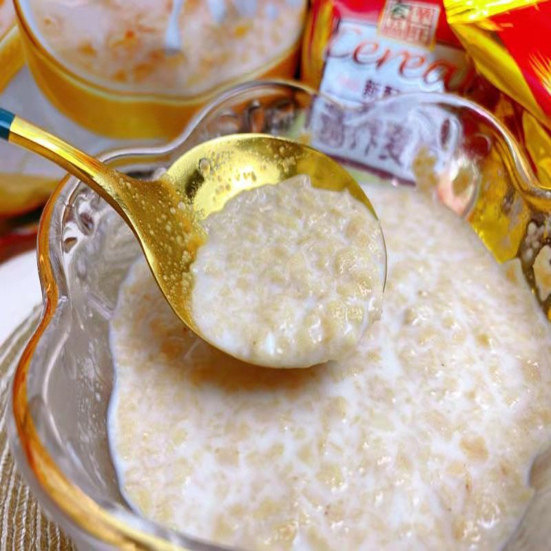 冲饮速溶速食麦片袋装牛奶加钙代餐饱腹营养早餐华旺燕麦厂家批发图4