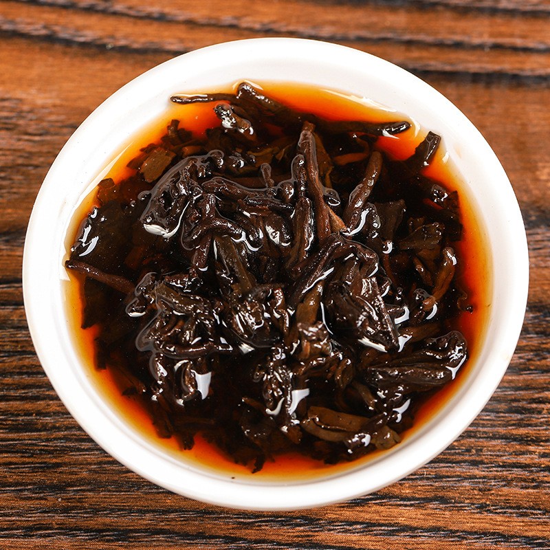 云南普洱龙珠茶布朗山古树纯手工龙珠熟茶迷你小沱茶散装茶叶批发图4