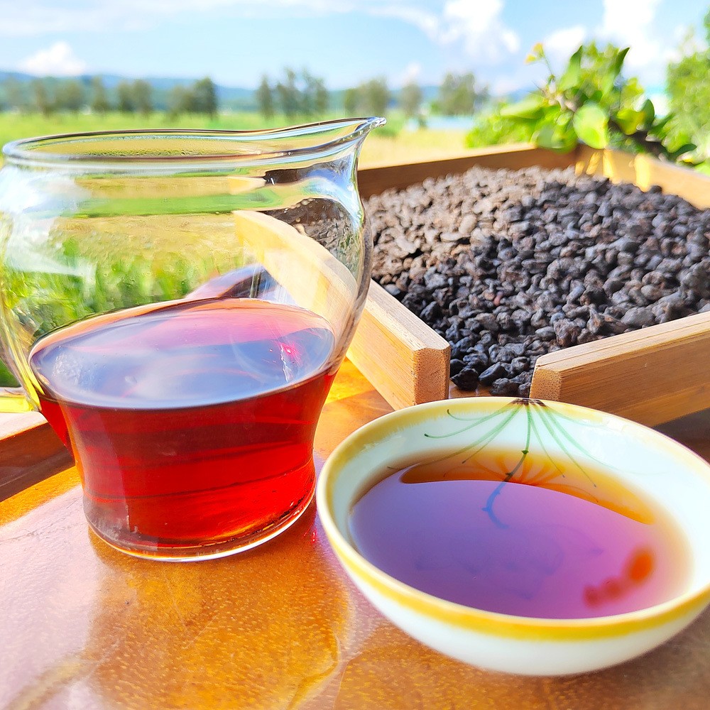碎银子 糯香茶化石老茶头 勐海布朗山普洱熟茶 散装小坨厂家批发图3