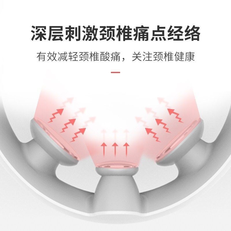 新款四头颈椎按摩器颈部按摩仪颈椎仪护颈仪迷你肩颈按摩器厂家图4