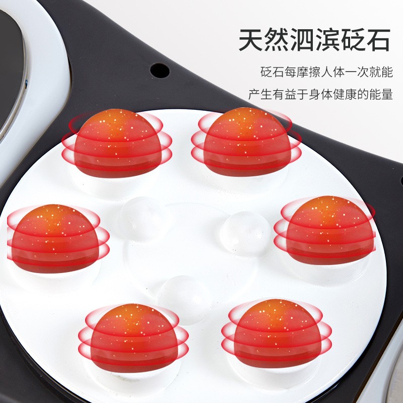 腹部按摩器震动砭石自动揉腹仪肠胃蠕动加热揉肚子排宿便图2